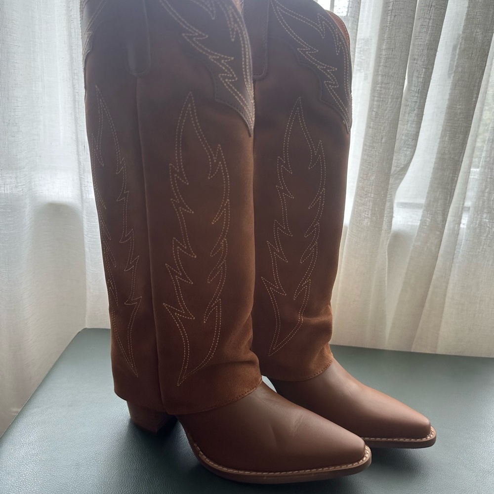Dingo Brown Heeled Western Boots